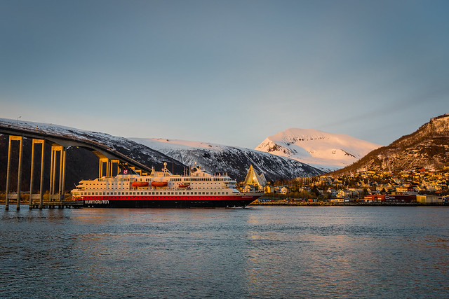 Nordkapp i Tromsø under midnattsola