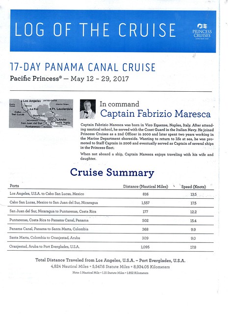 Cruise Log pg 1