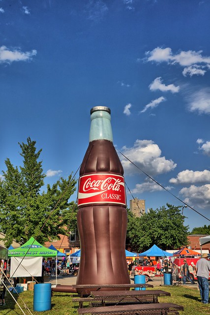 Coke Bottle Homer Soda Fest