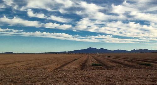 maricopa arizona usa farming triking sky clouds