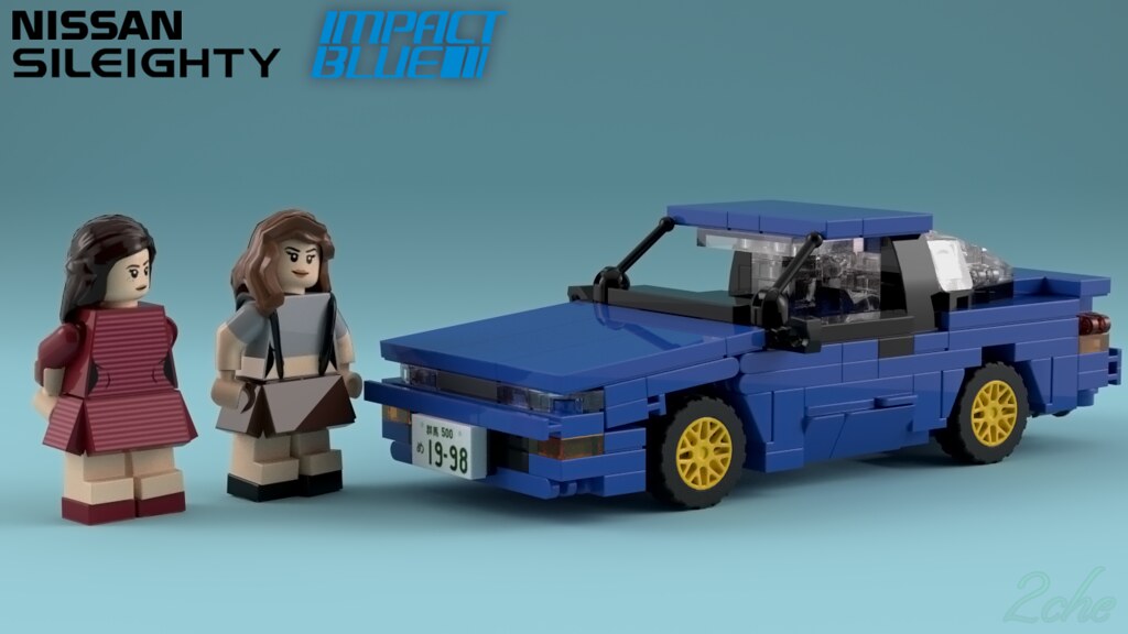 Mako and Sayuki's Nissan Sileighty (Impact Blue) by SnippyAhsoka. 
