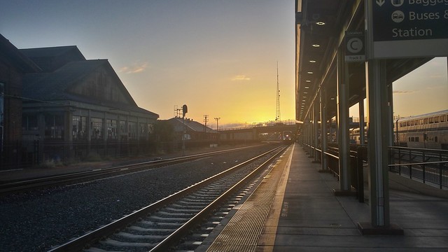 Sacramento Valley Train Station in the Morning