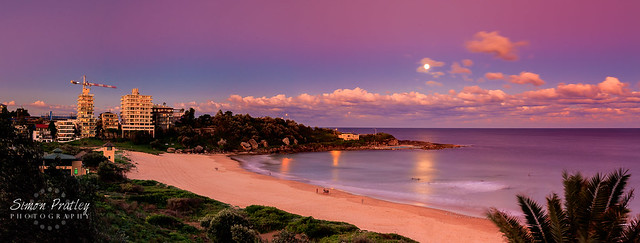 Just After Sunset At Freshwater Beach - Panoramic