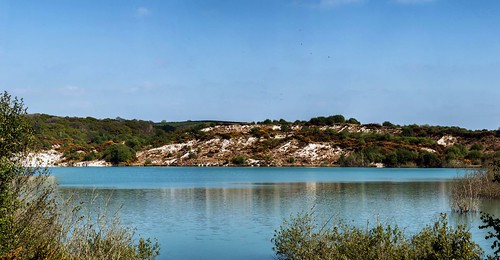 devonwildlifetrust nature quarry northdevon westcountry water landscape lakes sky blue photostitch panoramic reflections