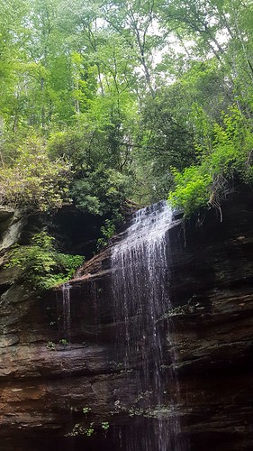 landscape waterdrops waterfall rocks noedit trees