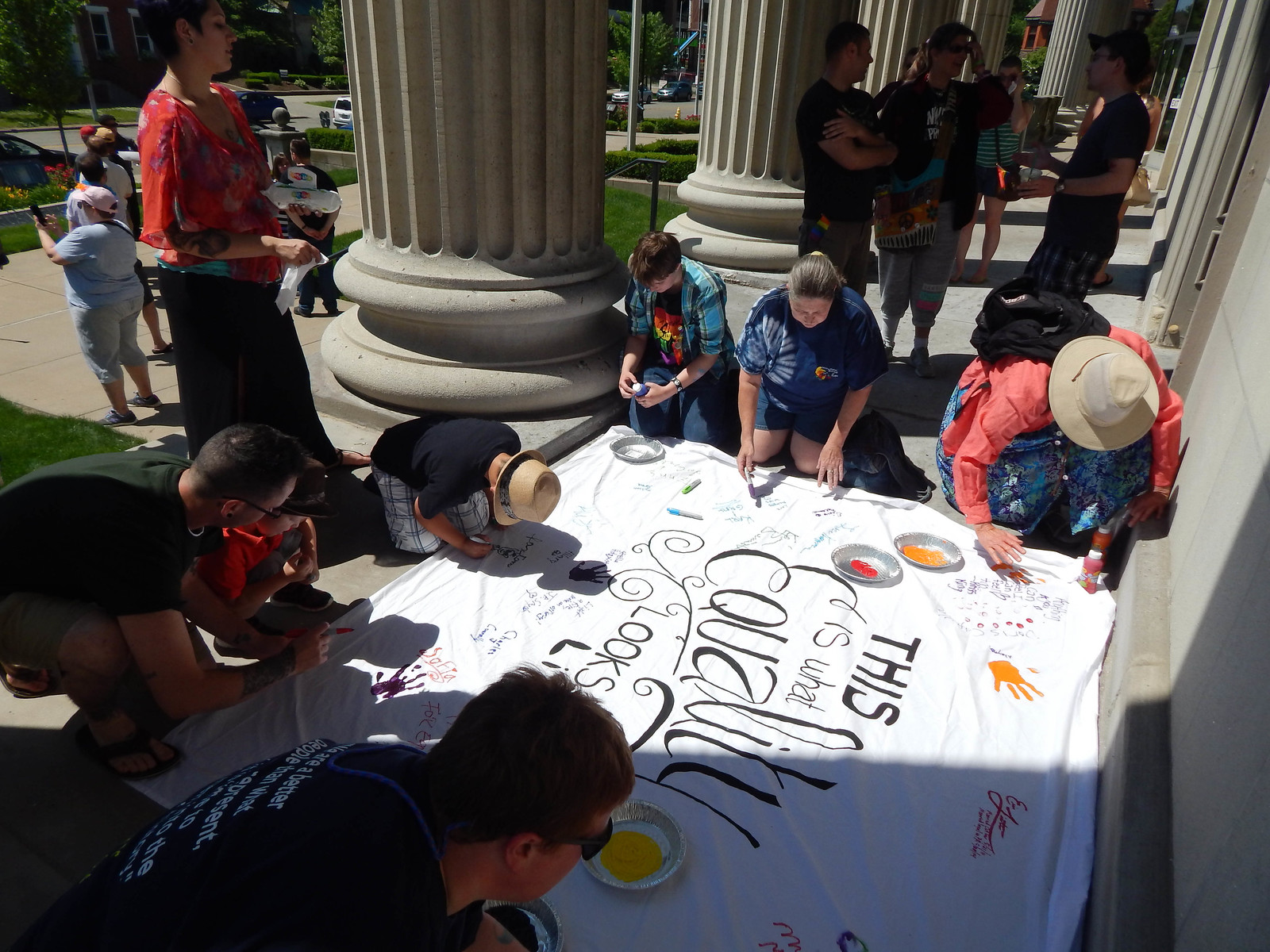 Signing This Is What Equality Looks Like banner