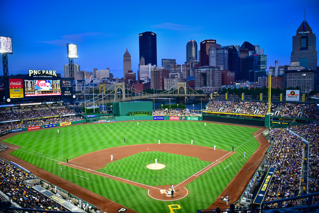 City Skyline View from PNC Park Pittsburgh PA, Pittsburgh P…