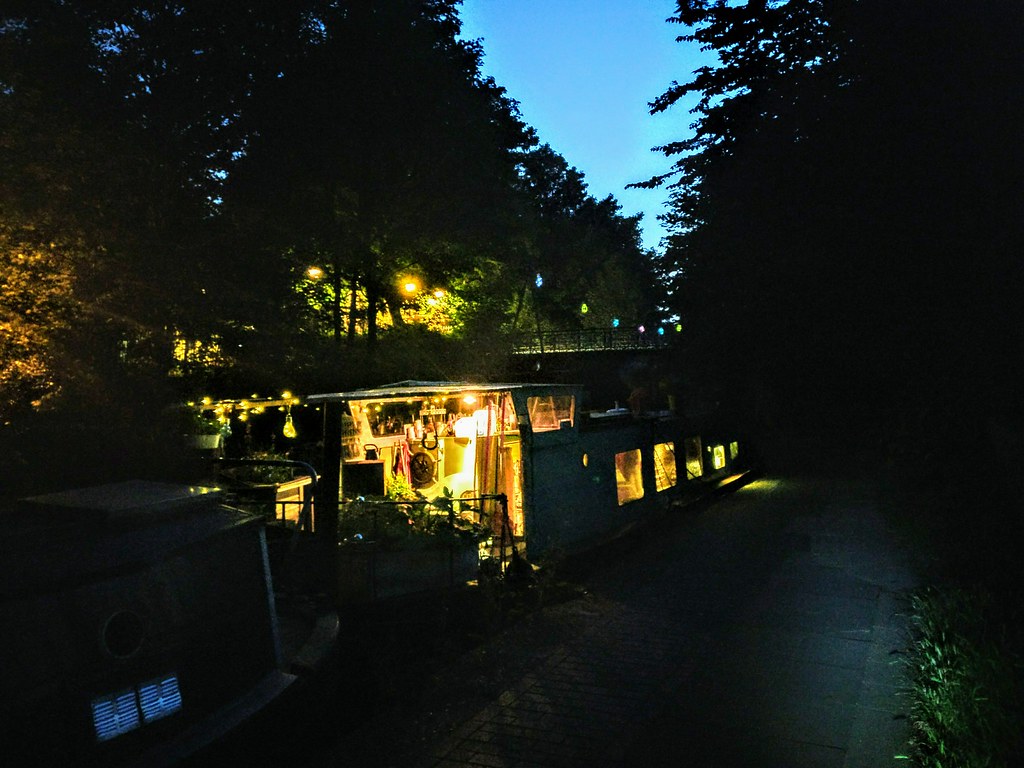 Regent's Canal at night