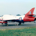 XL564 Hawker Hunter T7 cn 41H/693715 ETPS RAF Fairford 14Jul85