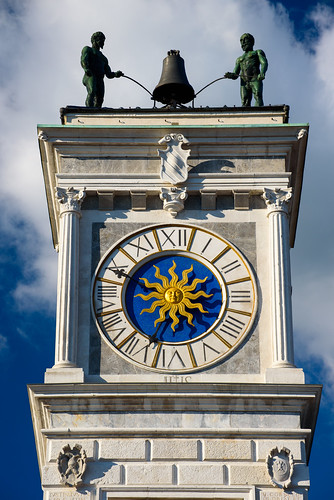 Udine - Piazza Libertà - Loggia di San Giovanni - Torre dell'Orologio