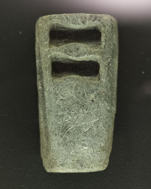 Stone mold for metal casting from Vrychos, Samothrace