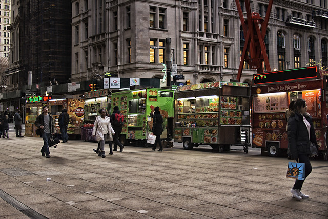 Food Carts--Broadway
