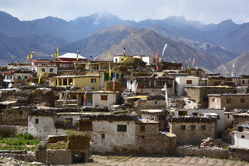 Tibetan village Kibber, India 2016 by reurinkjan, Kibber also Kyibar (Tibetan: ཀྱི་འབར, Wylie: kyi 'bar) is a village high in the Spiti Valley in the 