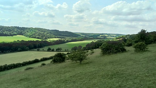 North Easterly view from Cobstone/Turville Hill SWC Walk 223 Henley-on-Thames Circular (via Turville)