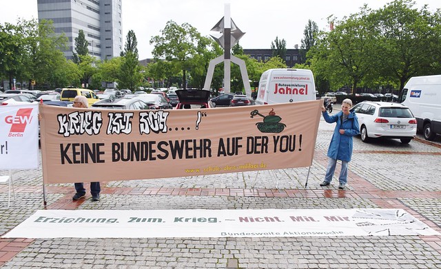 07.07.17: Keine Bundeswehr auf der Jugendmesse YOU!