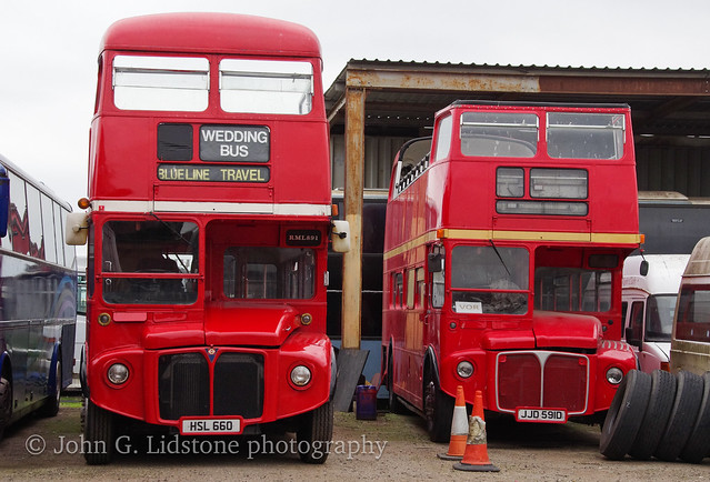 Blue Line Travel, Rochford AEC Routemaster / Park Royal RML891, HSL 660 with RML2591, JJD 591D