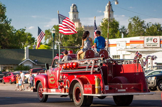 July 4th parade in Manti