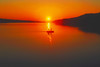 Sunset at lake by _ PokemonaDeChroma _
