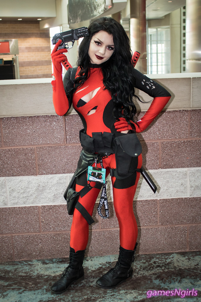 Lady Deadpool Cosplay Cosplay Of Marvel Comics Character W… Flickr