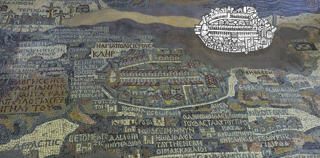 V - Madaba Map:  The Holy City of Jerusalem