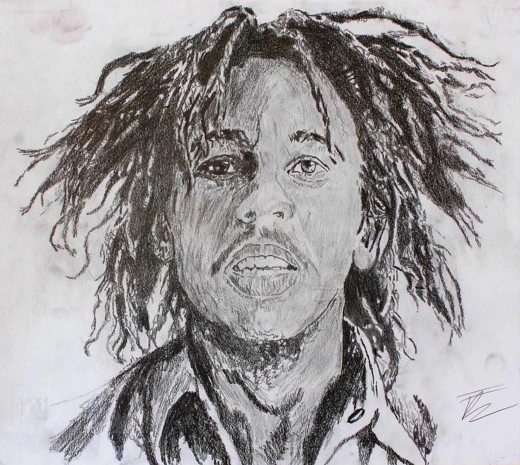 Bob Marley Pencil Poster | Available on Etsy /sh… | Flickr
