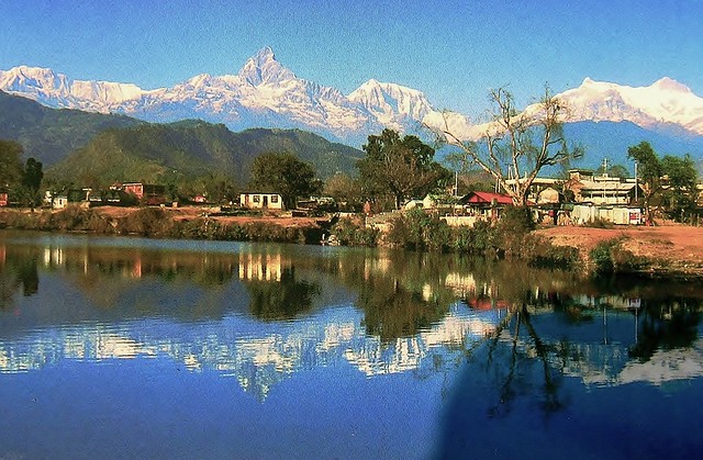 NEPAL, Postkarte - Himalaya - Panorama , 16235a/8542