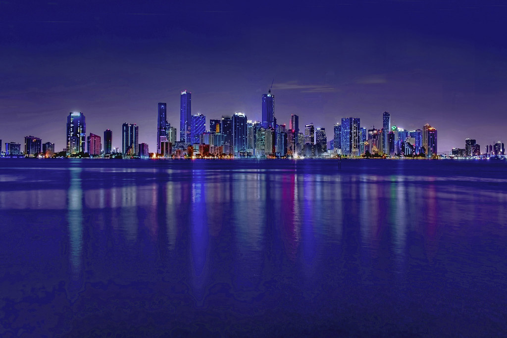 Skyline of Miami, Florida, USA / The Magic City | Miami (/ma… | Flickr