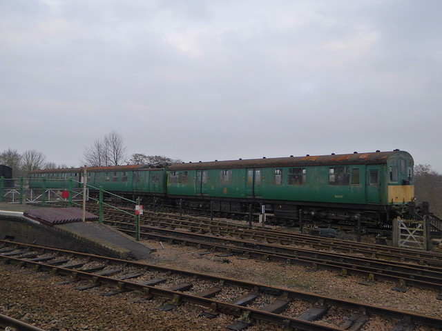 306017 at Chappel and Wakes Colne, East Anglian Railway Museum