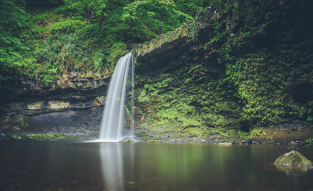 Sgwd Gwladys Waterfall.