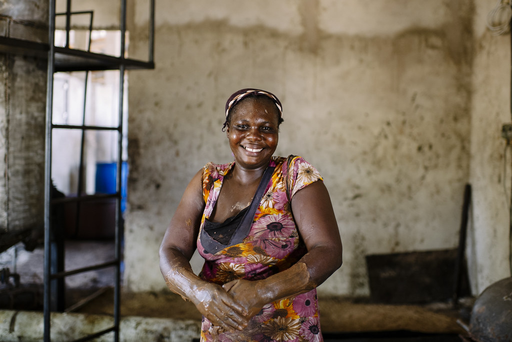 Nafissatou Rabo, 32 years old, "The money I earn allows me to provide for my family. I also work the...