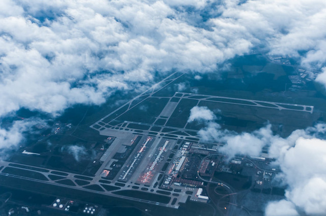 Dulles International Airport from Above