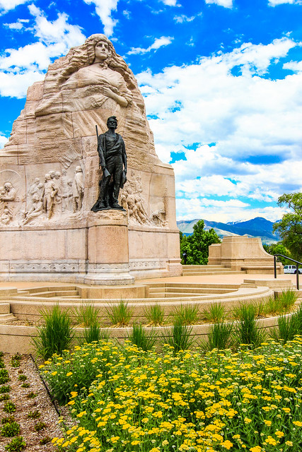 Mormon Batallion Monument,  Salt Lake City Utah