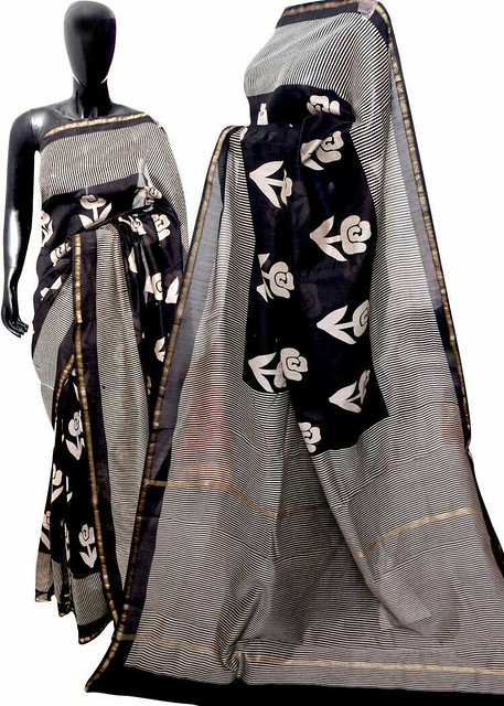Silk Cotton Chanderi Saree | Buy Online Silk Cotton Chanderi Saree | CityFashions