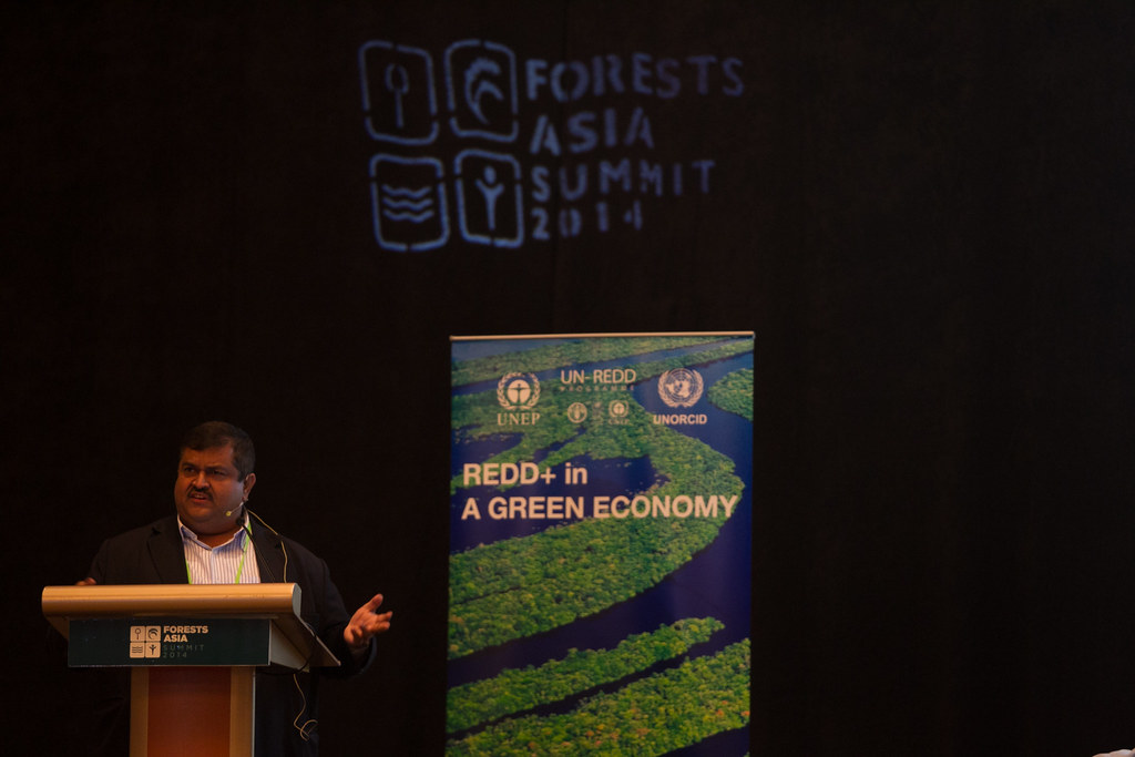 JAKARTA, INDONESIA. MAY 5. Discussion at Forest Asia Summit 2014 in Jakarta, Indonesia on May 5, 2014.