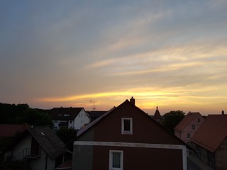 Sunset House Building Exterior Outdoors Sky Cloud - Sky No People Architecture Built Structure City Cityscape Day Politics And Government Sporch Cadolzburg Wetter Sonnenuntergang 🌇