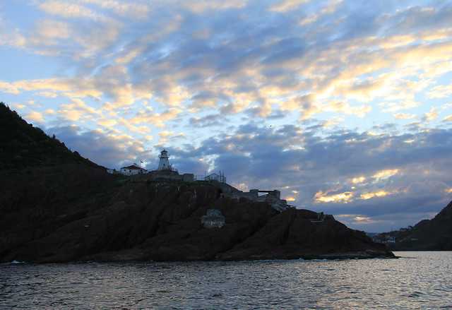 Fort Amherst at sunset