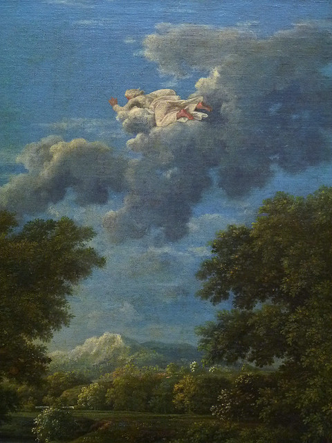 POUSSIN Nicolas,1660-64 - Le Printemps, Le Paradis Terrestre (Louvre) - Detail 33