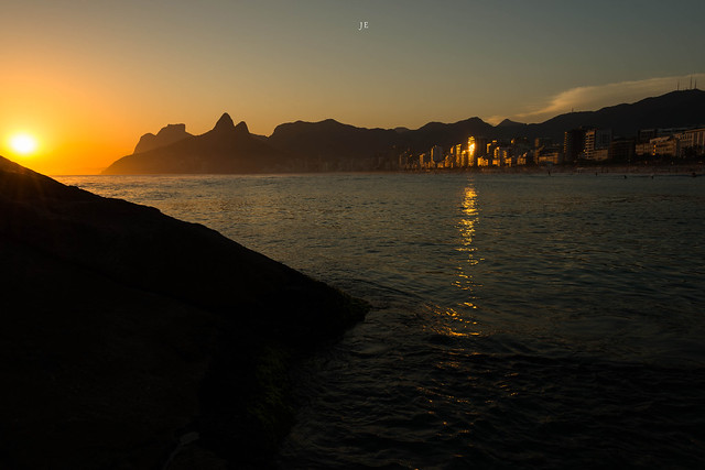 Sunset @Arpoador Beach,Rio de Janeiro,Brazil
