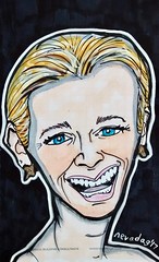 Bridget Fonda caricature