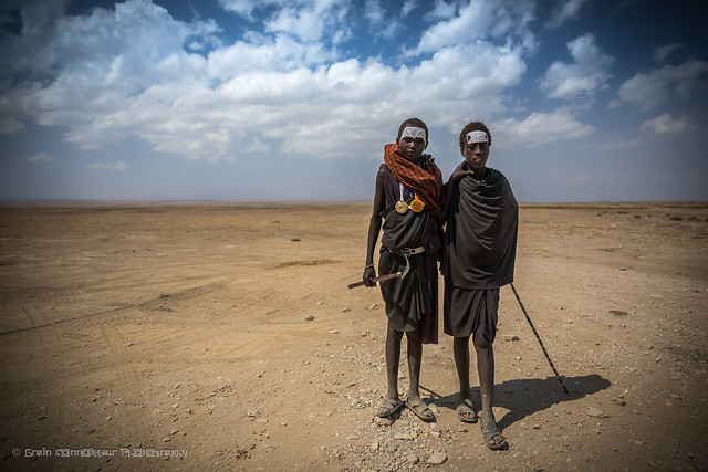 Maasai youngsters, Maasai Mara, Tanzania, June 2017