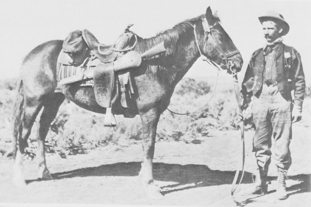 011 Forest Service Ranger poses with his horse 1900's | Flickr