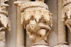 Détail de la cathédrale Notre Dame d'Amiens