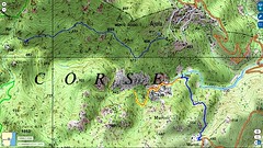 Carte canyon Poghju
