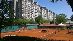 Teniski klub "Gazela", naselje blok 23, Novi Beograd, april 2017