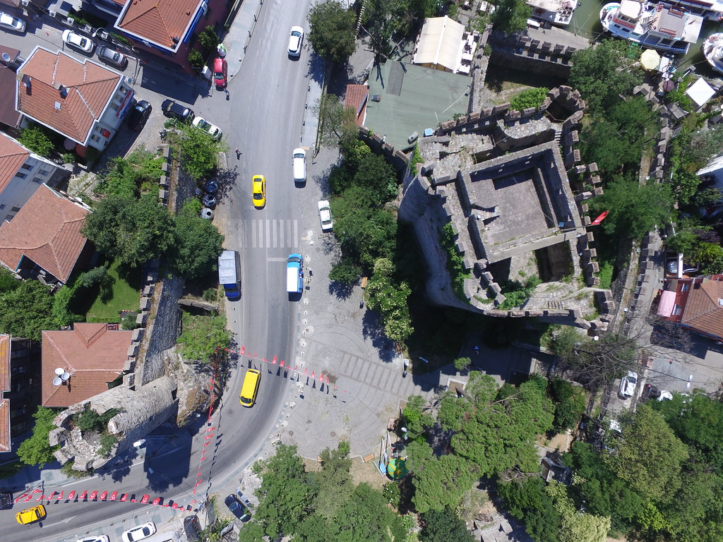 Anadolu Hisarı (Anatolian Castle) from the air