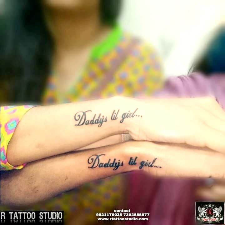 Daddyis little girl tattoo #priyanka chopra's tattoo done … | Flickr