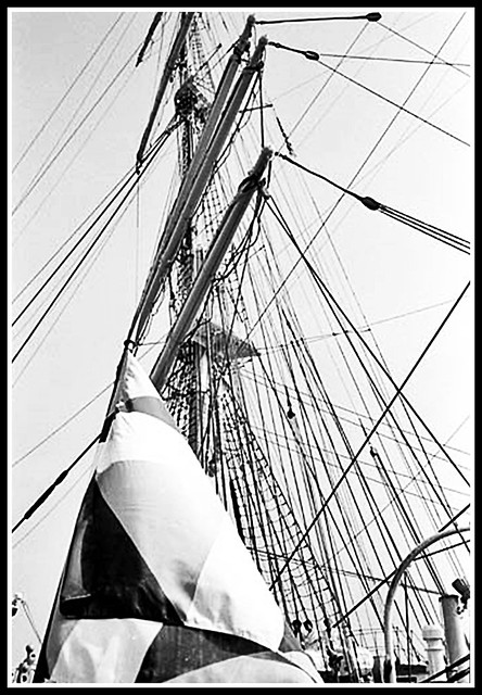 Polish Sailing Ship Dar Pomorza, Savannah, 1976