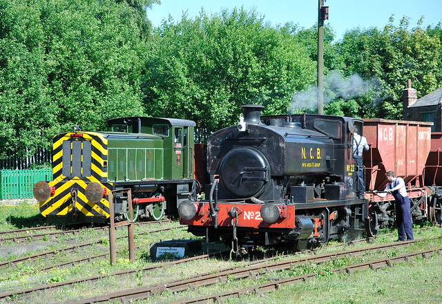 Perky, and No. 22 at the Bowes Railway