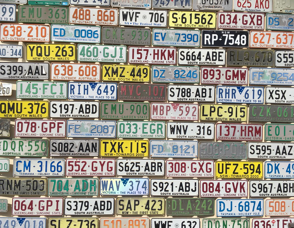 Western Australia - Menzies - number plates
