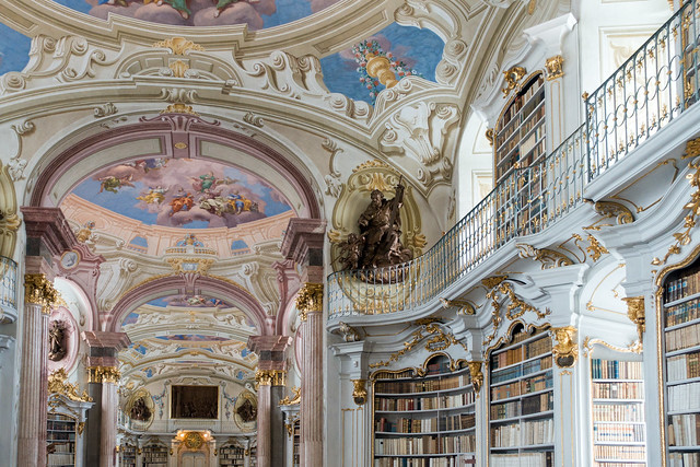 In der Bibliothek des Benediktiner Klosters zu Admont
